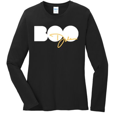 Limited Dawn Staley Wearing Boo Ladies Long Sleeve Shirt