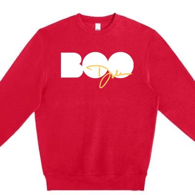 Limited Dawn Staley Wearing Boo Premium Crewneck Sweatshirt