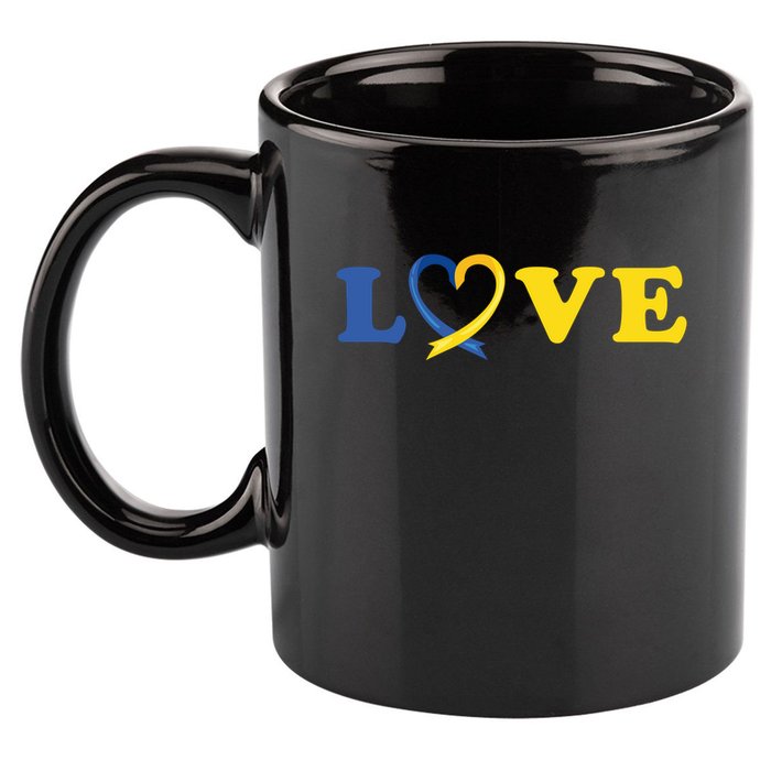 Love Down Syndrome Awareness 11oz C Handle Ceramic Mug