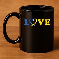 Love Down Syndrome Awareness 11oz C Handle Ceramic Mug