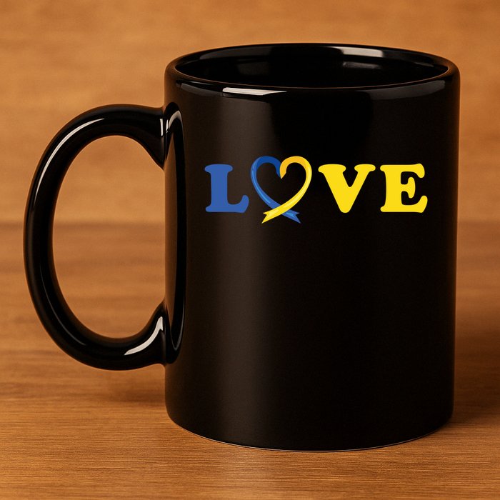 Love Down Syndrome Awareness 11oz C Handle Ceramic Mug
