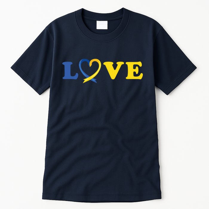 Love Down Syndrome Awareness Tall T-Shirt