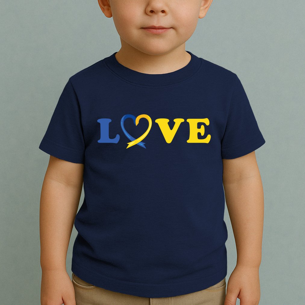 Love Down Syndrome Awareness Toddler T-Shirt