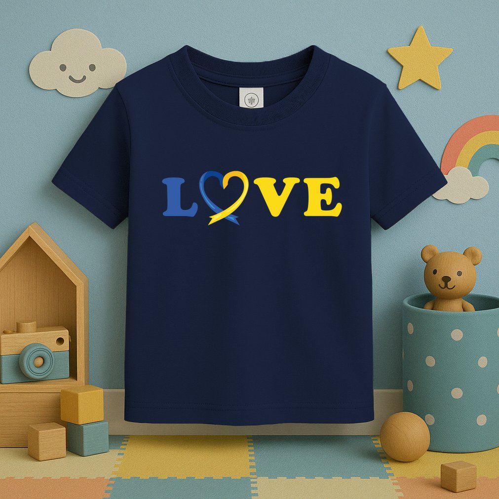 Love Down Syndrome Awareness Toddler T-Shirt