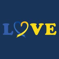Love Down Syndrome Awareness Women's V-Neck T-Shirt