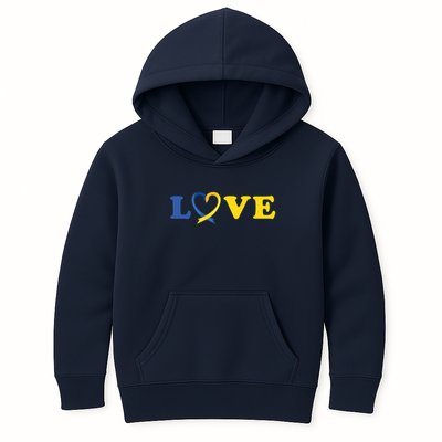 Love Down Syndrome Awareness Kids Hoodie