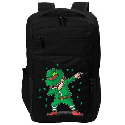 Leprechaun Dab St Patrick's Day Party Impact Tech Backpack
