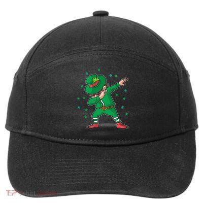 Leprechaun Dab St Patrick's Day Party 7-Panel Snapback Hat