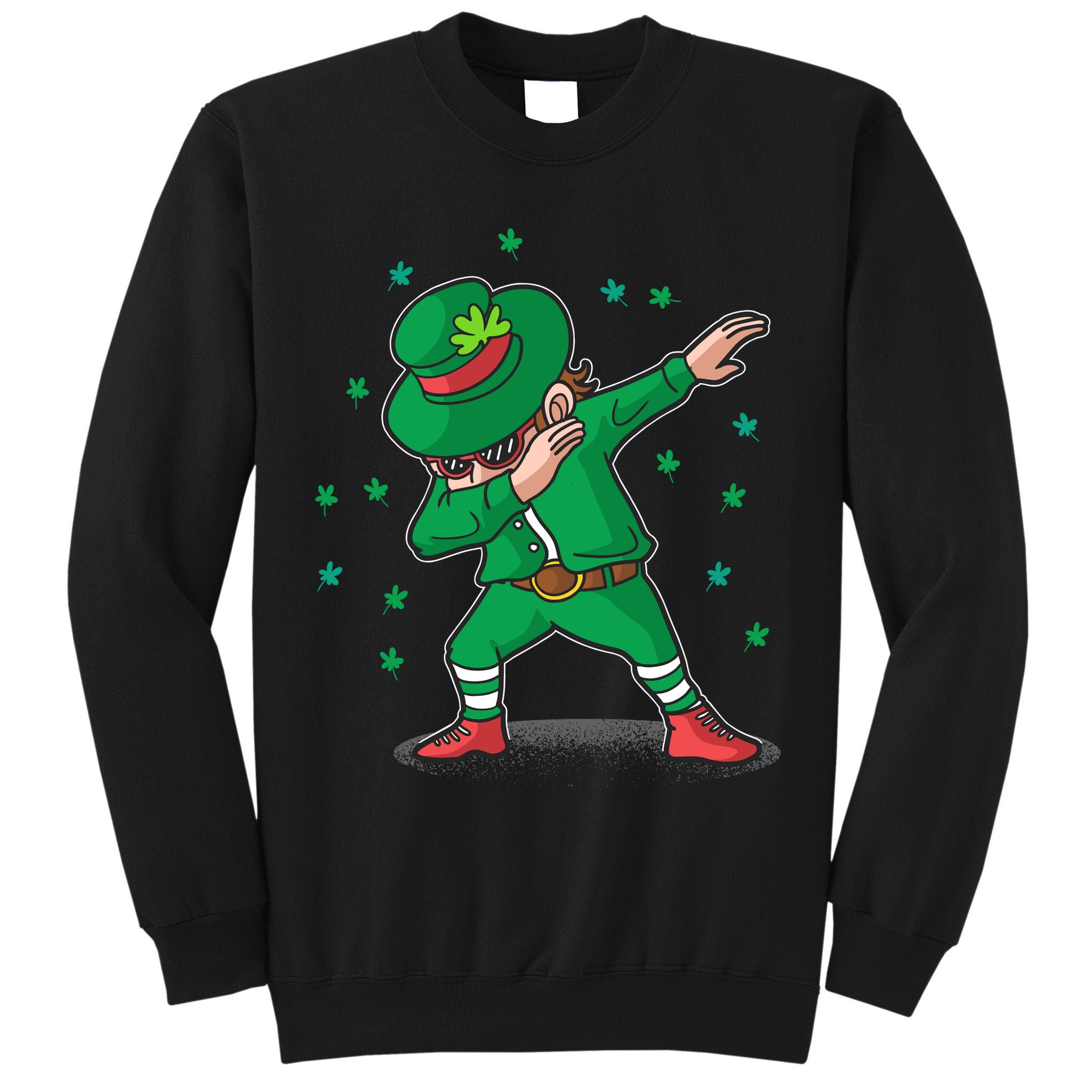 Leprechaun Dab St Patrick's Day Party Tall Sweatshirt