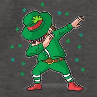 Leprechaun Dab St Patrick's Day Party Vector Backpack