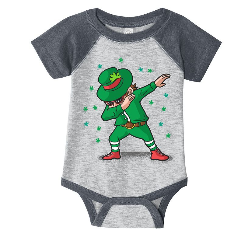 Leprechaun Dab St Patrick's Day Party Infant Baby Jersey Bodysuit