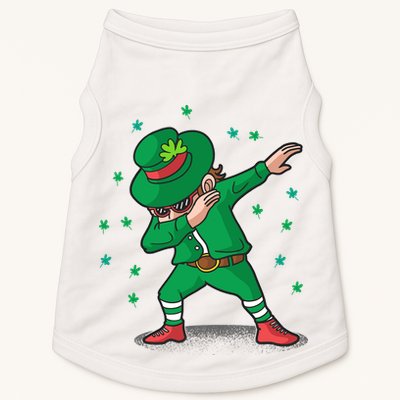 Leprechaun Dab St Patrick's Day Party Doggie Tank