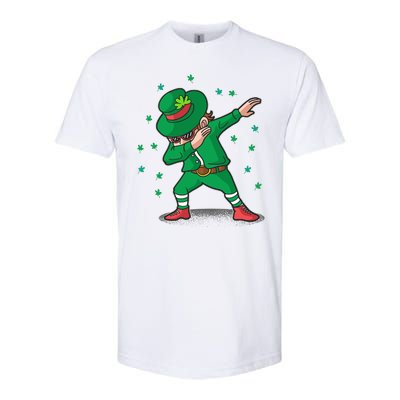 Leprechaun Dab St Patrick's Day Party Softstyle® CVC T-Shirt