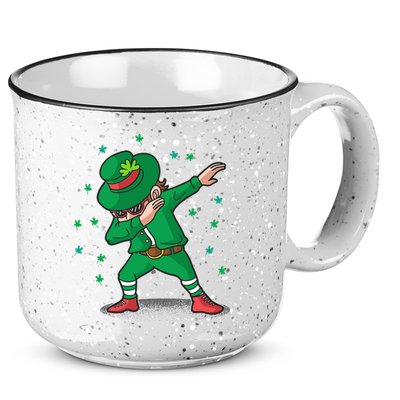 Leprechaun Dab St Patrick's Day Party 15oz Campfire Ceramic Mug