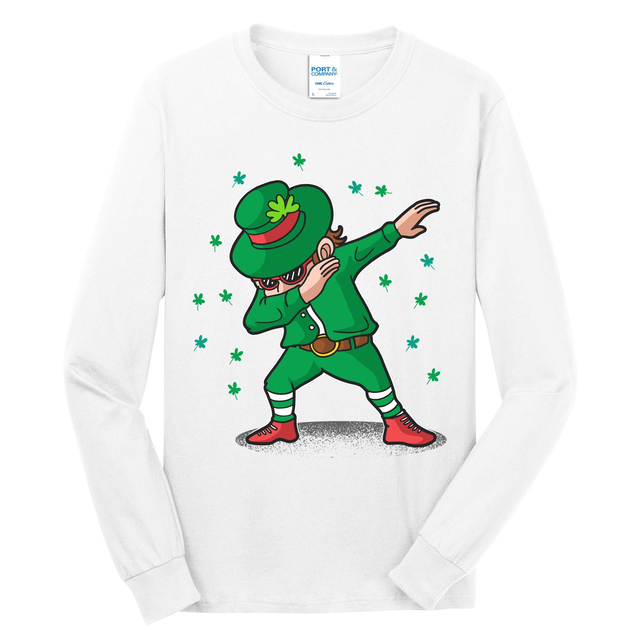 Leprechaun Dab St Patrick's Day Party Tall Long Sleeve T-Shirt