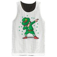 Leprechaun Dab St Patrick's Day Party Mesh Reversible Basketball Jersey Tank