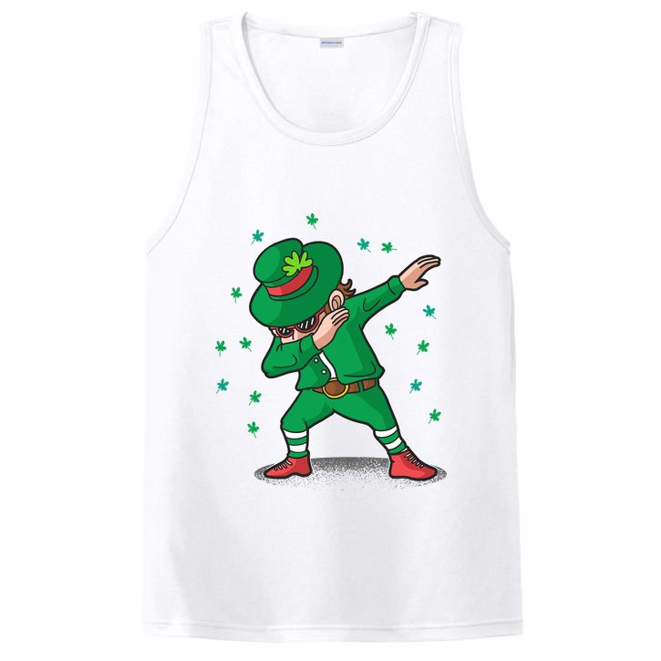 Leprechaun Dab St Patrick's Day Party PosiCharge Competitor Tank