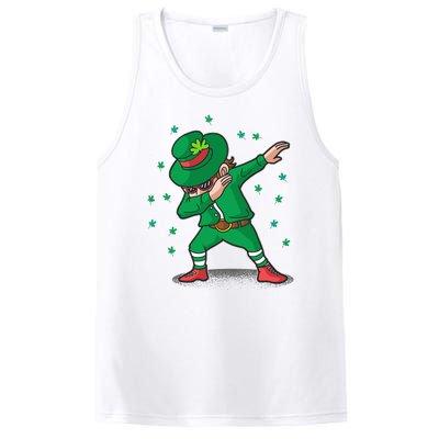 Leprechaun Dab St Patrick's Day Party PosiCharge Competitor Tank