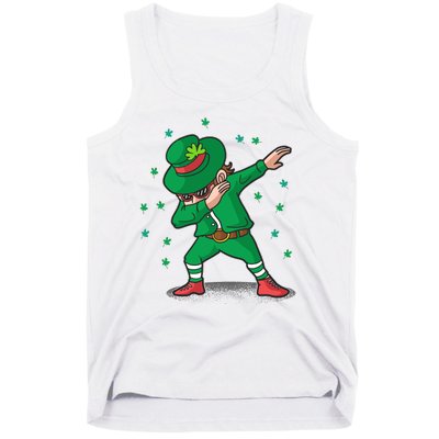 Leprechaun Dab St Patrick's Day Party Tank Top