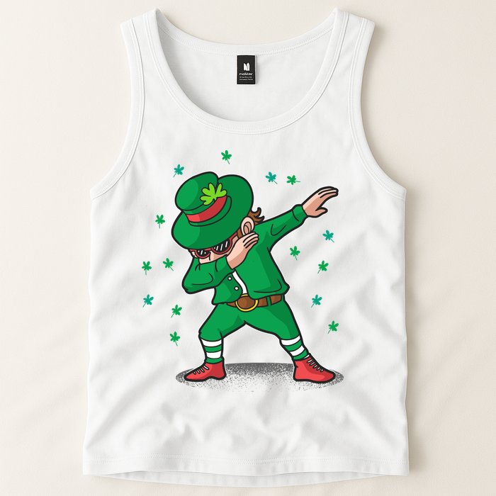 Leprechaun Dab St Patrick's Day Party Tank Top