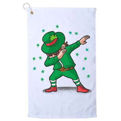 Leprechaun Dab St Patrick's Day Party Golf Towel