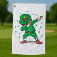 Leprechaun Dab St Patrick's Day Party Golf Towel