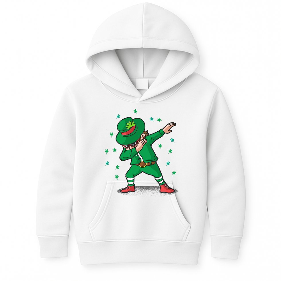 Leprechaun Dab St Patrick's Day Party Kids Hoodie