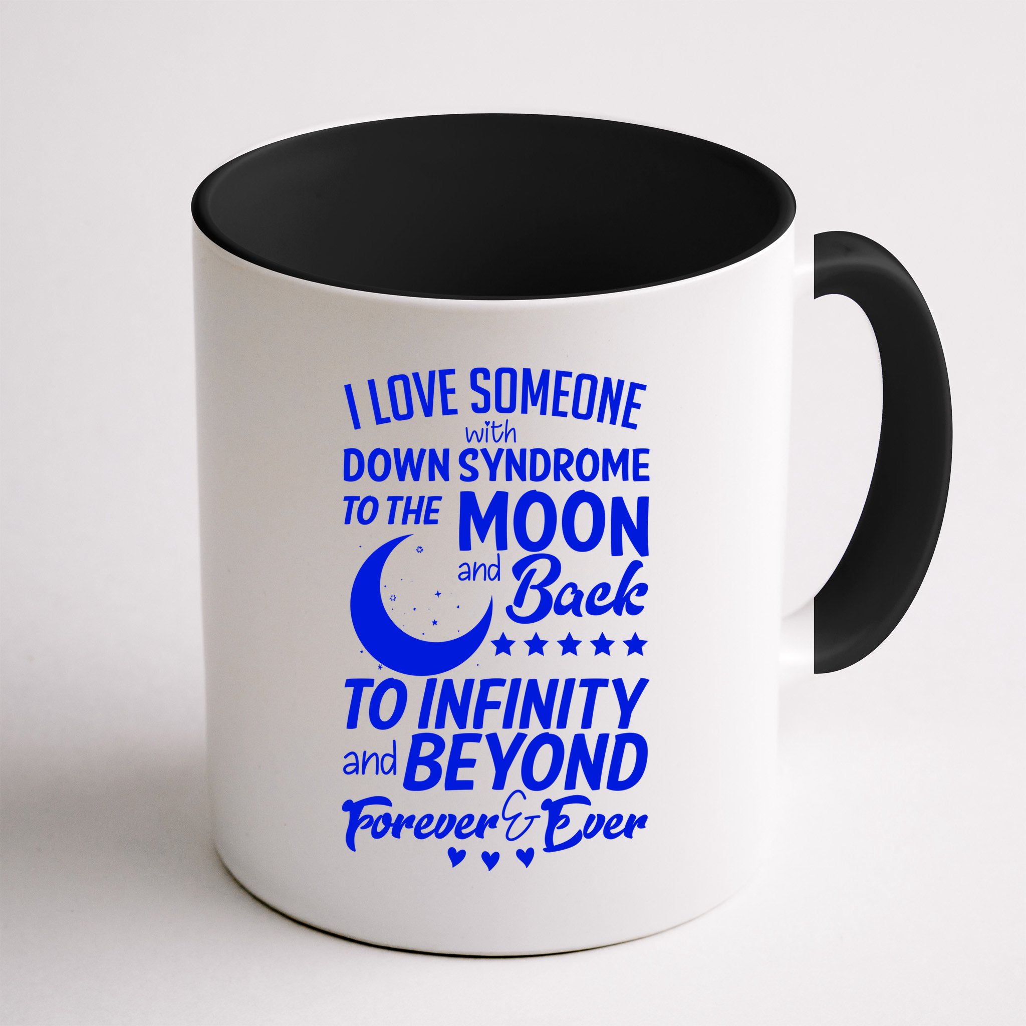 Love Someone With Down Syndrome Moon And Back Mug