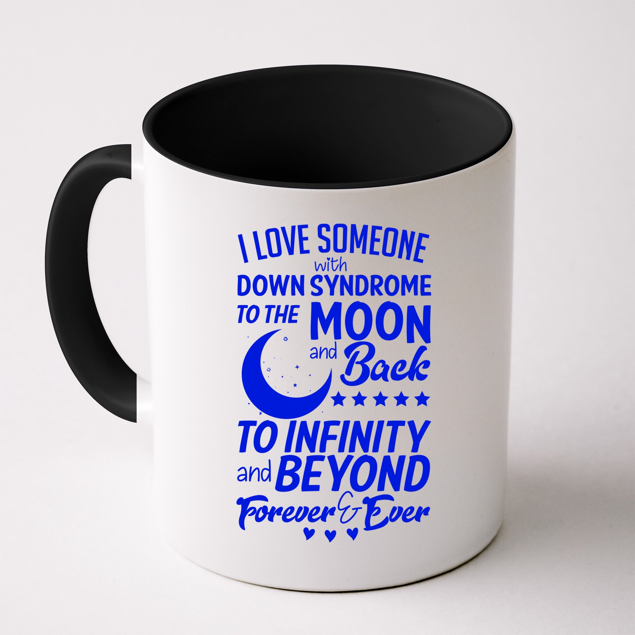 Love Someone With Down Syndrome Moon And Back Mug