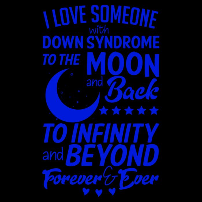 Love Someone With Down Syndrome Moon And Back Mug