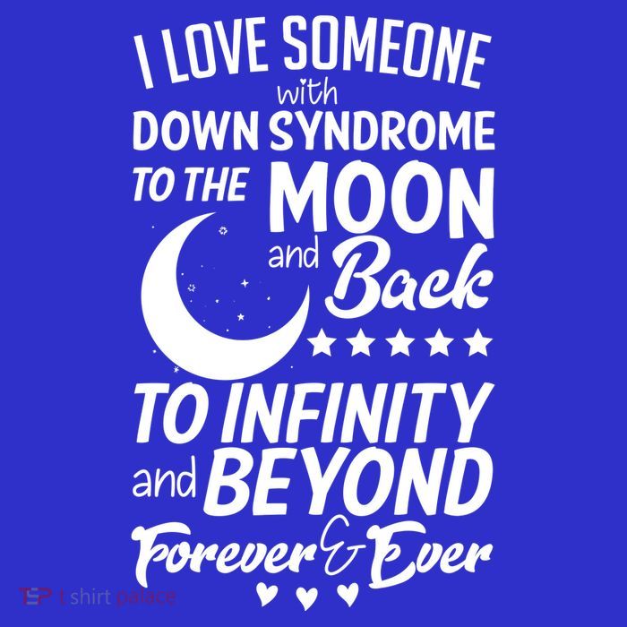 Love Someone With Down Syndrome Moon And Back Magnet