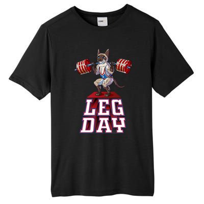 Leg Day Siamese Weight Lifting Squat Gym Gift Tall Fusion ChromaSoft Performance T-Shirt