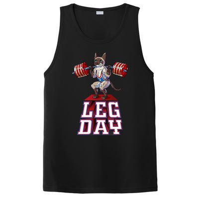 Leg Day Siamese Weight Lifting Squat Gym Gift PosiCharge Competitor Tank