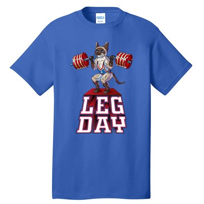 Leg Day Siamese Weight Lifting Squat Gym Gift Tall T-Shirt