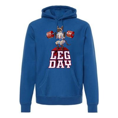 Leg Day Siamese Weight Lifting Squat Gym Gift Premium Hoodie