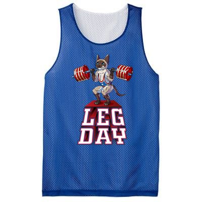 Leg Day Siamese Weight Lifting Squat Gym Gift Mesh Reversible Basketball Jersey Tank