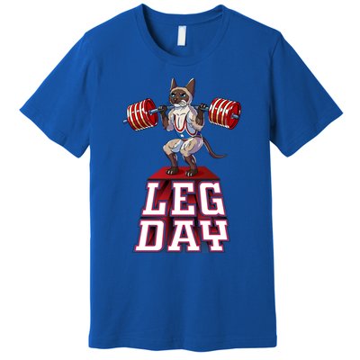 Leg Day Siamese Weight Lifting Squat Gym Gift Premium T-Shirt