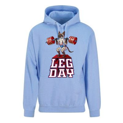 Leg Day Siamese Weight Lifting Squat Gym Gift Unisex Surf Hoodie