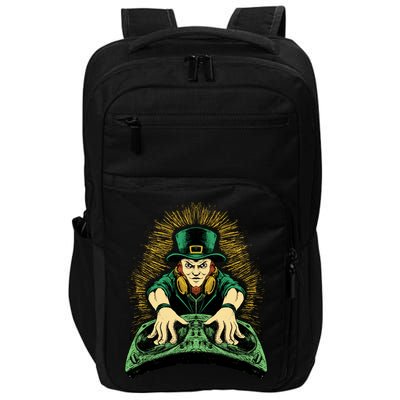 Leprechaun Dj St Patricks Impact Tech Backpack