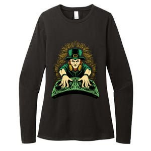 Leprechaun Dj St Patricks Womens CVC Long Sleeve Shirt