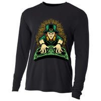 Leprechaun Dj St Patricks Cooling Performance Long Sleeve Crew