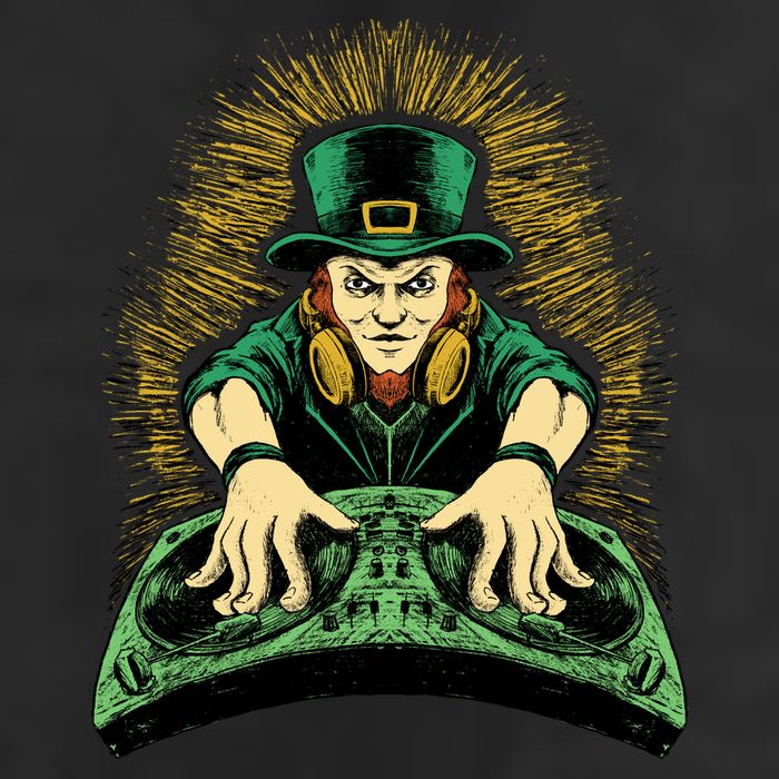 Leprechaun Dj St Patricks Hat