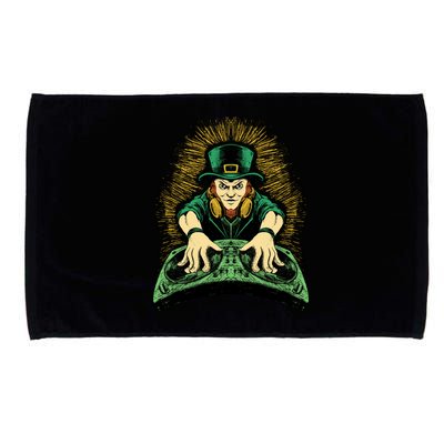 Leprechaun Dj St Patricks Microfiber Hand Towel