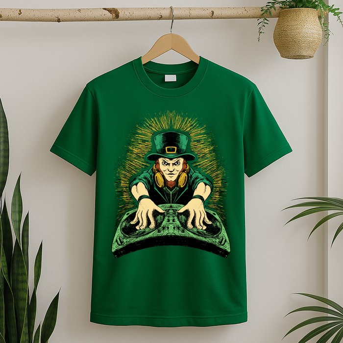 Leprechaun Dj St Patricks T-Shirt