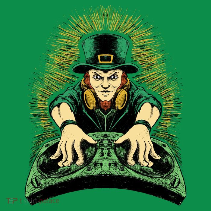 Leprechaun Dj St Patricks T-Shirt