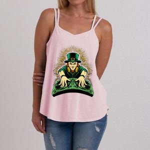 Leprechaun Dj St Patricks Women's Strappy Tank