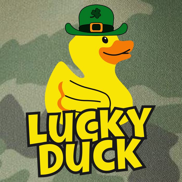 Lucky Duck Shamrock Rubber Ducky Funny St Patricks Day Legacy Tie Dye Trucker Hat