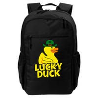 Lucky Duck Shamrock Rubber Ducky Funny St Patricks Day Backpack