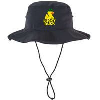 Lucky Duck Shamrock Rubber Ducky Funny St Patricks Day Bucket Hat