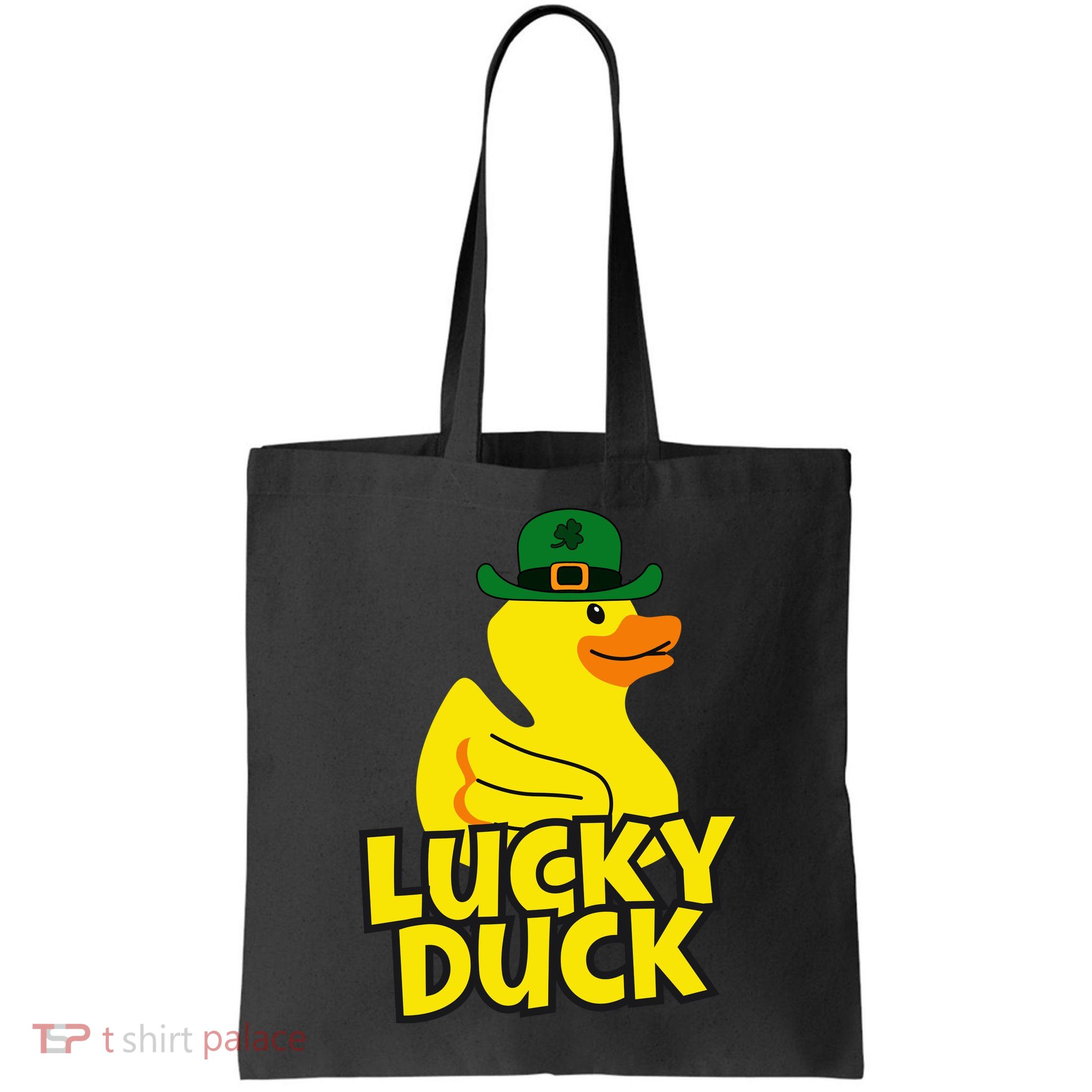 Lucky Duck Shamrock Rubber Ducky Funny St Patricks Day Bag